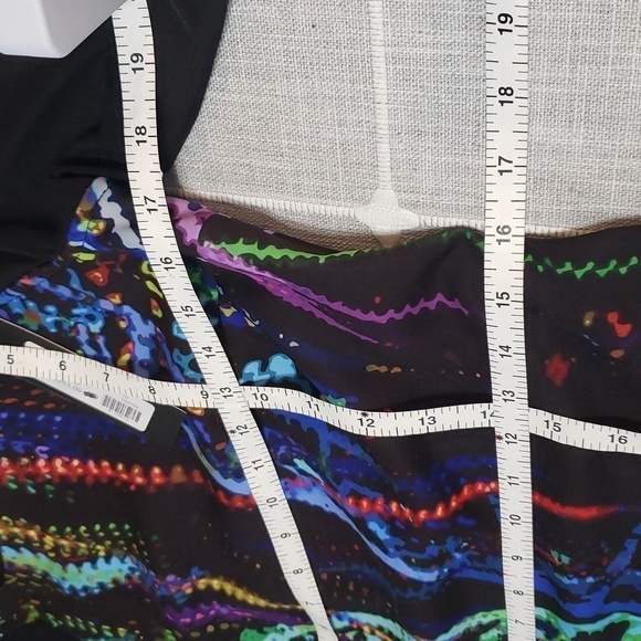 NWT Joseph Ribkoff Print Dress With Mesh 3/4 Sleeves Bright Dress, Size 10 - Picture 16 of 17